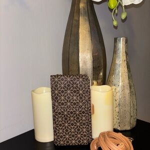 Geometric Brown Wallet